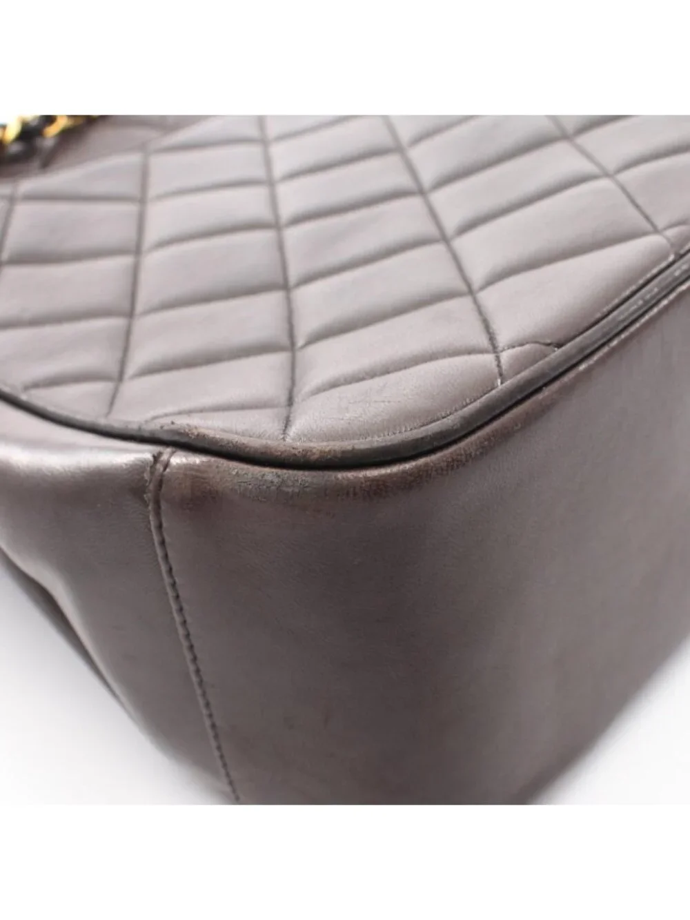 Chanel Shoulder Bag Quilted Black Lambskin